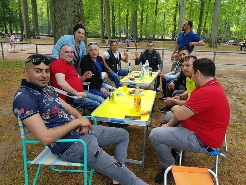 Team-Ausflug im Park